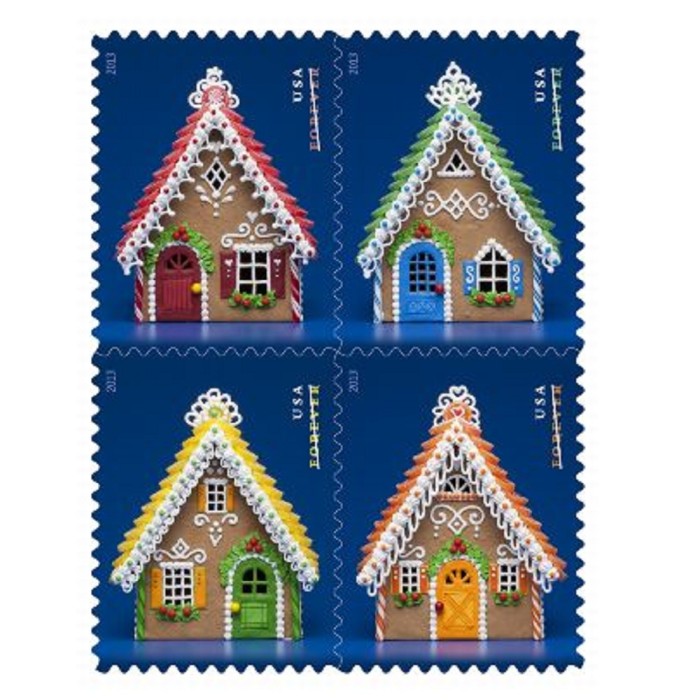 Gingerbread Houses 2013 - 5 Booklets  / 100 Pcs