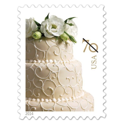 Wedding Cake 2014 - 5 Sheets / 100 Pcs