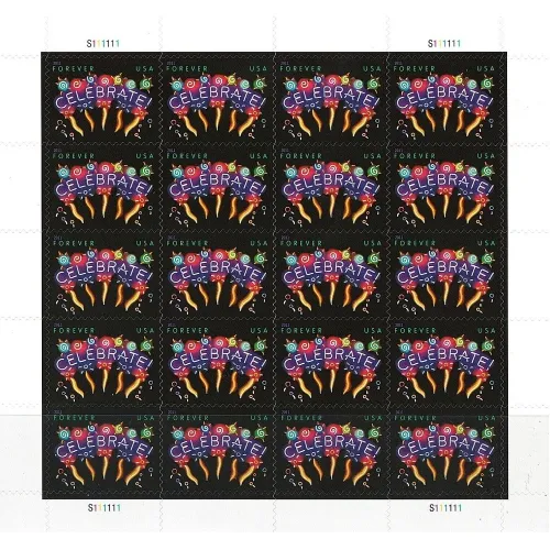 Celebrate 2011 - 5 Sheets / 100 Pcs