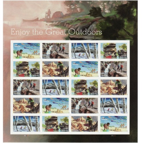 Enjoy the Great Outdoors 2020 - 5 Sheets / 100 Pcs