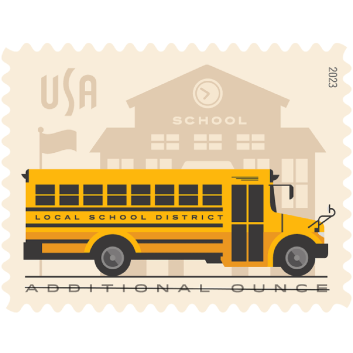 School Bus 2023 - 10 Sheets / 200 Pcs