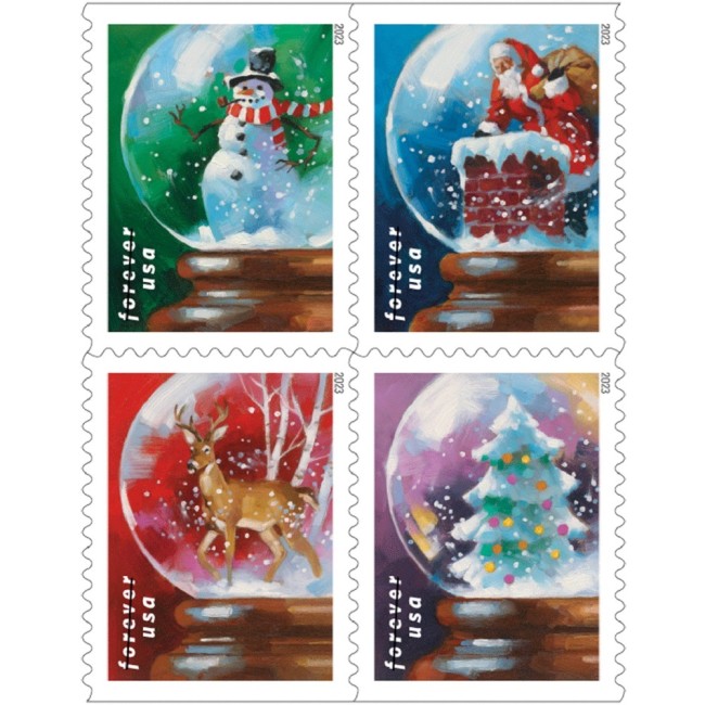 Snow Globes 2023 - 5 Booklets  / 100 Pcs