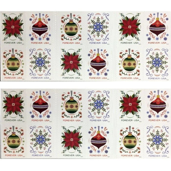 Holiday Joy 2024  - 5 Booklets  / 100 Pcs