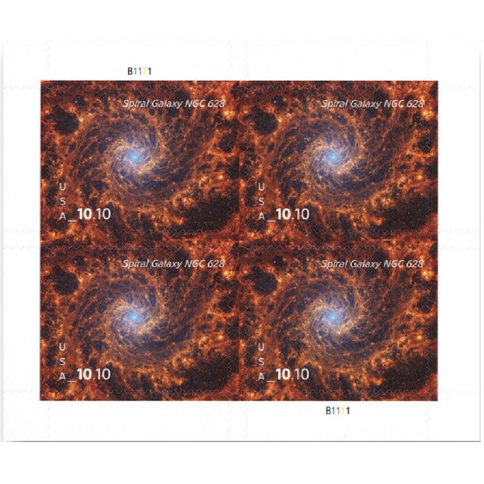 Spiral Galaxy 2025 - 5 Sheets / 20 Pcs