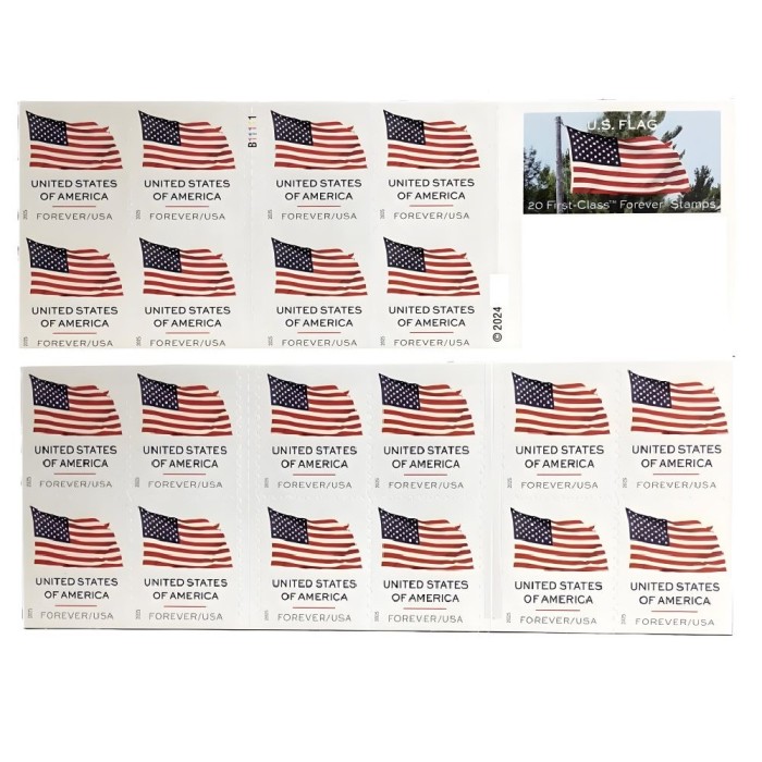 Flag 2025 Booklet - 5 Booklets  / 100 Pcs