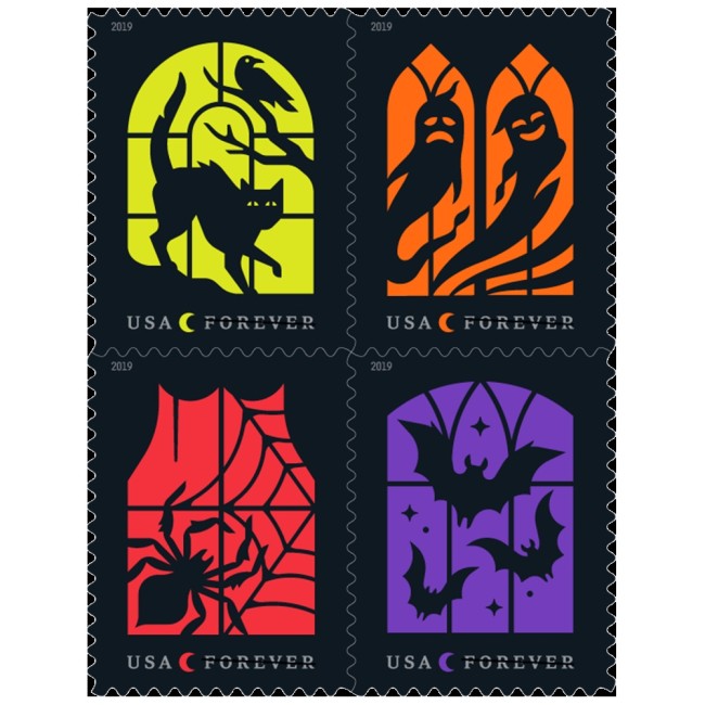 Spooky Silhouettes  2019 - 5 Sheets / 100 Pcs