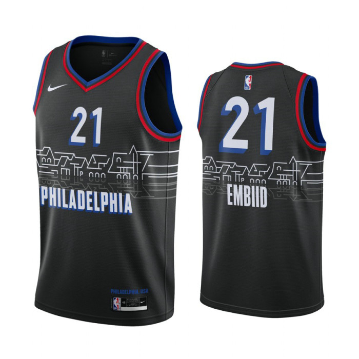 76ers City Black