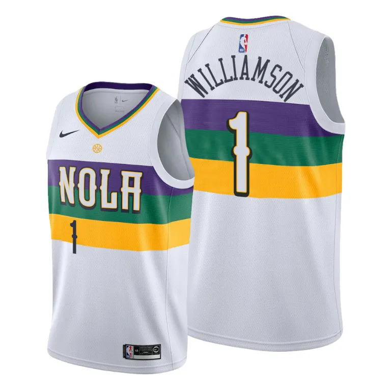 Pelicans White Purple Green