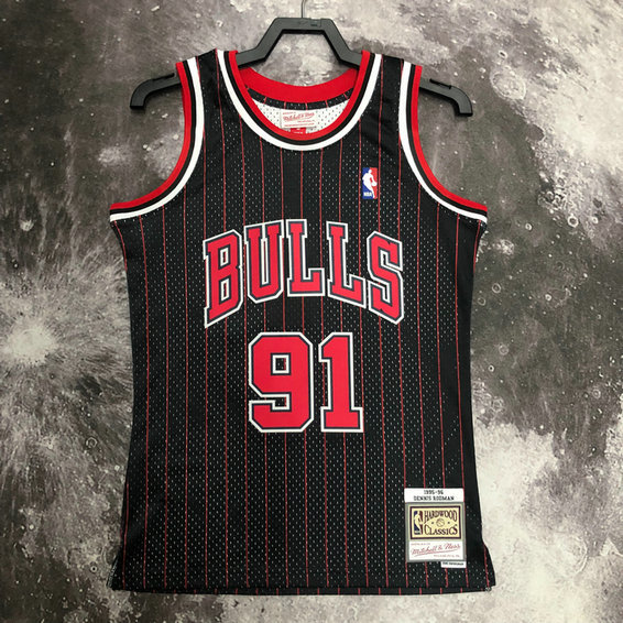 M&N Retro Bulls Black stripe 1995-96