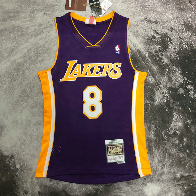 M&N Retro Lakers Purple 2000-01