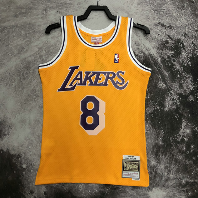 M&N Retro Lakers Yellow 1996-97
