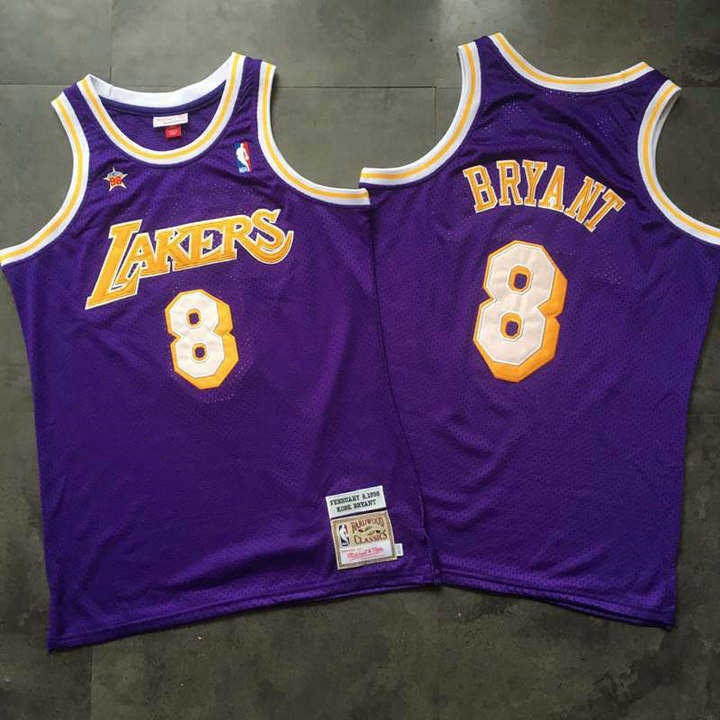 M&N Retro Lakers Embroidery 1998 ALL STAR