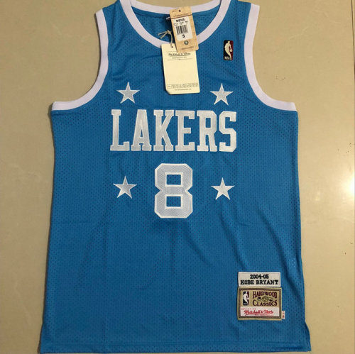 M&N Retro Lakers Embroidery 2004-05