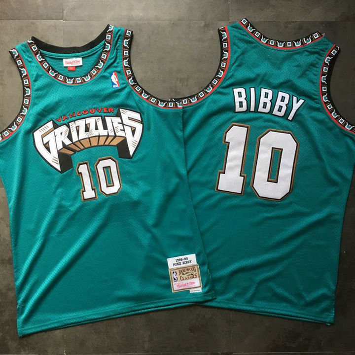 M&N Retro Grizzlies Green Embroidery 1998-99