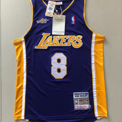 M&N Retro Lakers 2000 All Star Embroidery