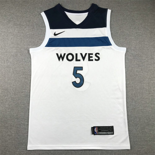 Wolf Embroidery White