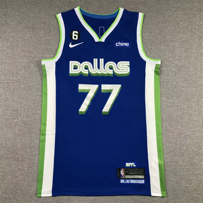 Mavericks Embroidery City Blue