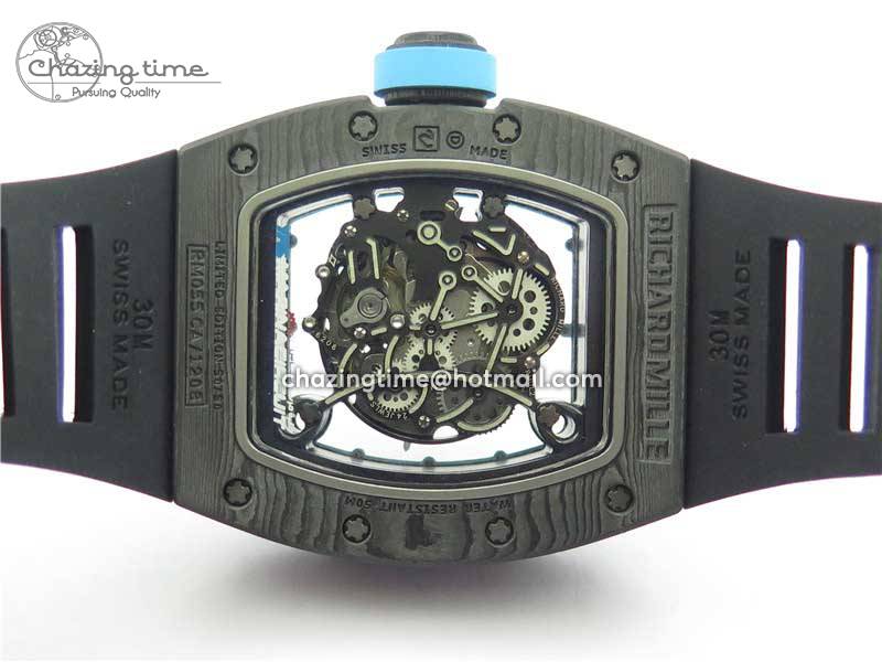 Black Rubber Strap SEIKO Movement