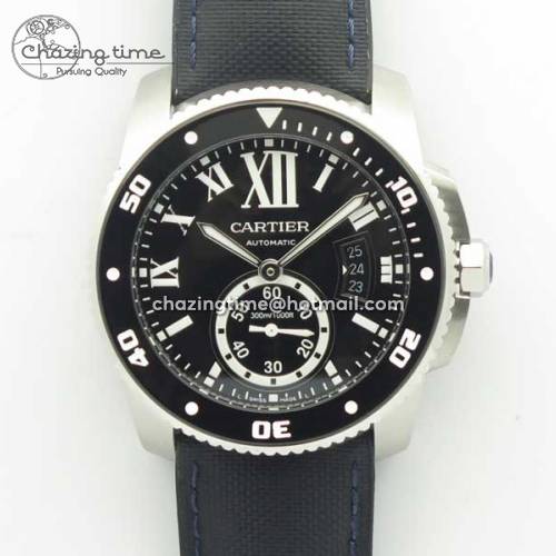 Calibre De Cartier Diver Black JF 1:1 