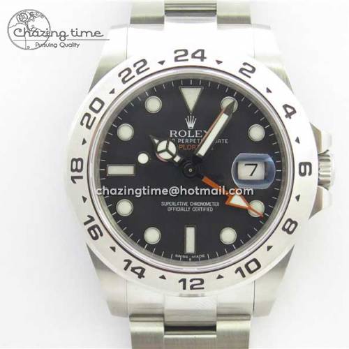 Explorer II 42mm 216570 Black 904L SS 