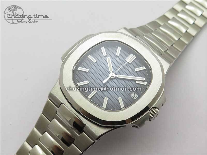 Nautilus 5711/1A 3KF 1:1 Best Edition Blue Textured Dial on SS Bracelet  A324 Super