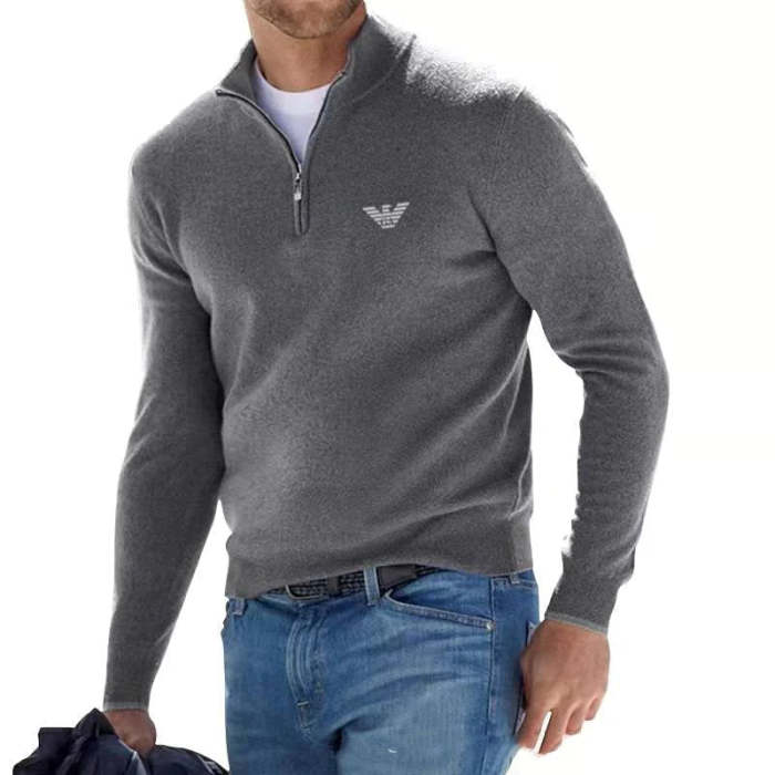 € 40 - Armani® Ανδρικό πουλόβερ με φερμουάρ - www.overvlook.com