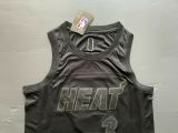 City Edition Dwyane Wade #3 Miami Heat Basketball Jersey Stitched Black #A