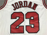 Retro 97 98 Michael Jordan # 23 Chicago Bulls Basketball Jersey Stitched White