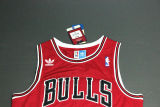 Retro Scottie Pippen #33 Chicago Bulls Basketball Trikot Genäht Rot