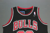 Classic Michael Jordan #23 Chicago Bulls Basketball Trikot Jersey Schwarz
