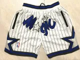 Retro Orlando Magic Basketball Shorts With White Stitching