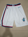 Hot Selling Miami Heat City Edition Basketball Shorts With White Stitching