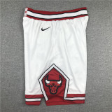 Classic Chicago Bulls Nike Basketball Stitched Shorts White