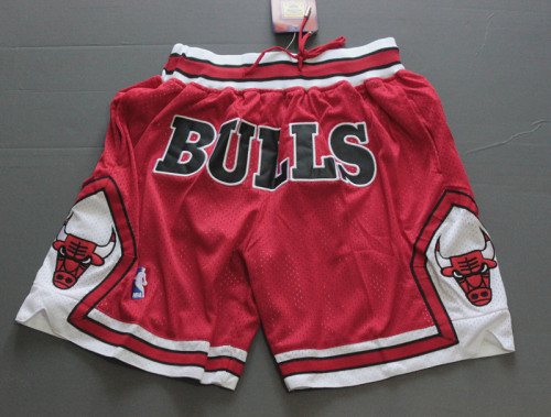 Vintage 1998 Chicago Bulls Red BULLS Basketball Stitched Shorts