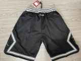 Hot Sale Jordan Flying Man 48# Basketball Shorts Stitching Black