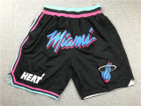 Popular Miami Heat Nike City Edition Basketball Shorts Black