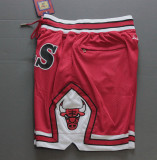 Vintage 1998 Chicago Bulls Red BULLS Basketball Stitched Shorts