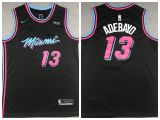Popular Bam Adebayor Miami Heat City Edition Black Basketball Jersey