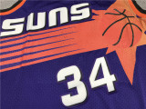 Vintage Charles Barkley Phoenix Suns Basketball Jersey Stitching Blue