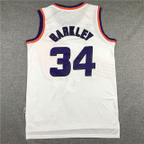 Vintage Charles Barkley Phoenix Suns White Basketball Jersey
