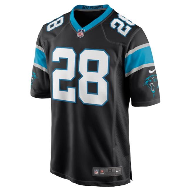 Hot Selling Men's Mike Davis #28 Carolina Panthers American Football Jersey Stitched