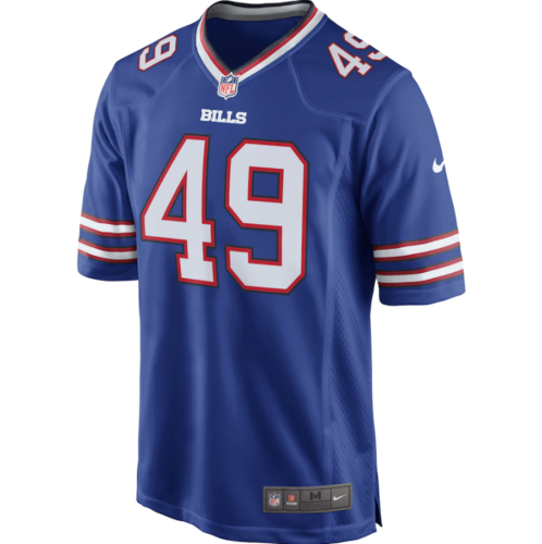 Men's Tremaine Edmunds #49 Buffalo Bills American Football Jersey Stitched