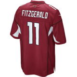 NFL Men's Larry Fitzgerald #11 Arizona Cardinals American Football Jersey Stitched