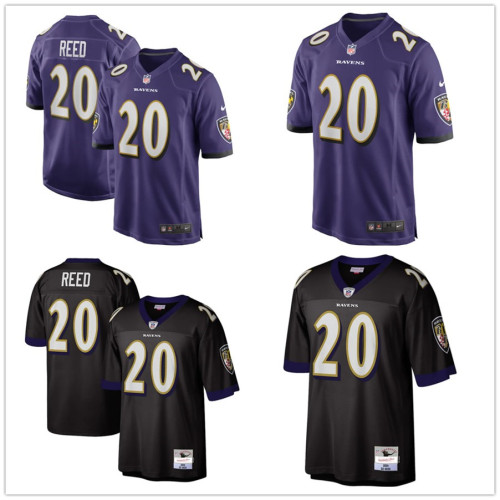 Men's Ed Reed Baltimore Ravens American Football Jersey Stitched