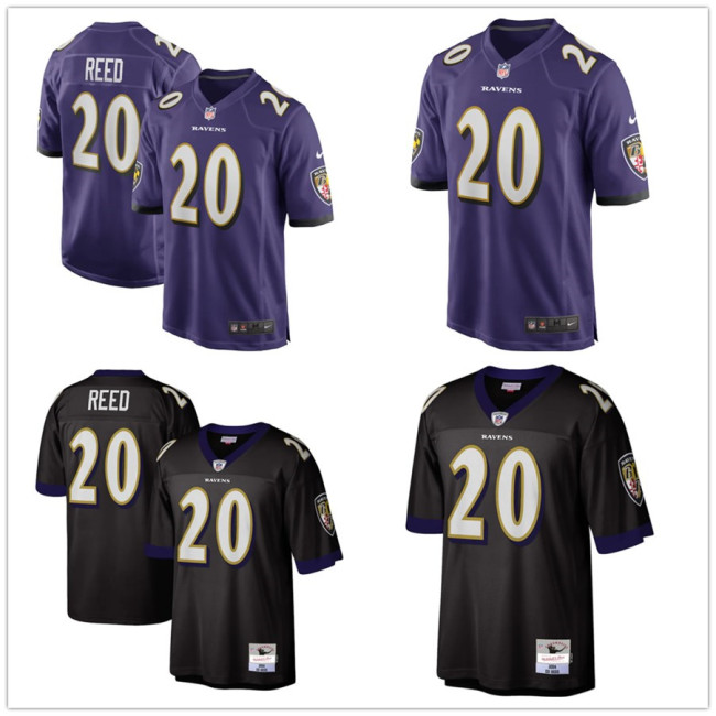 Men's Ed Reed Baltimore Ravens American Football Jersey Stitched