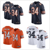 Hot Selling Men's Walter Payton #34 Chicago Bears American Football Jersey Stitched