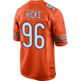 Hot Selling Men's Akiem Hicks #96 Navy Blue Chicago Bears American Football Jersey Stitched