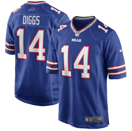 NFL Men's Stefon Diggs #14 Buffalo Bills American Football Jersey Stitched