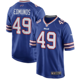 Men's Tremaine Edmunds #49 Buffalo Bills American Football Jersey Stitched