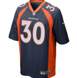 Popular Men's Phillip Lindsay #30 Denver Broncos American Football Jersey Stitched